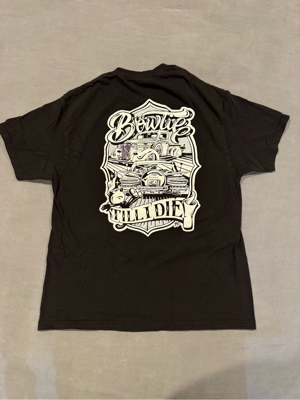 A1 Classics Black Graphic Crewneck T-Shirt